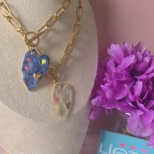 Gold Heart Pendant Necklace